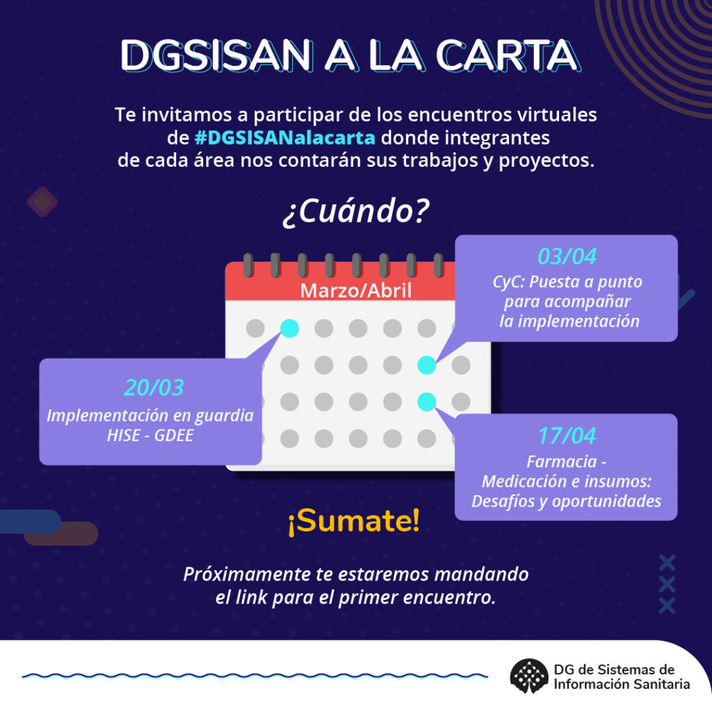 Flyer Mensual DGSISAN a la carta_Mesa de trabajo 1